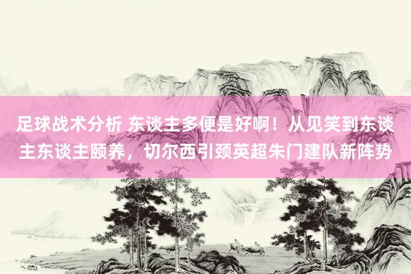 足球战术分析 东谈主多便是好啊！从见笑到东谈主东谈主颐养，切尔西引颈英超朱门建队新阵势